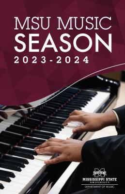 MSU Music Season 2023-2024 brochure cover