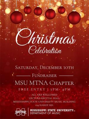 Christmas benefit concert poster