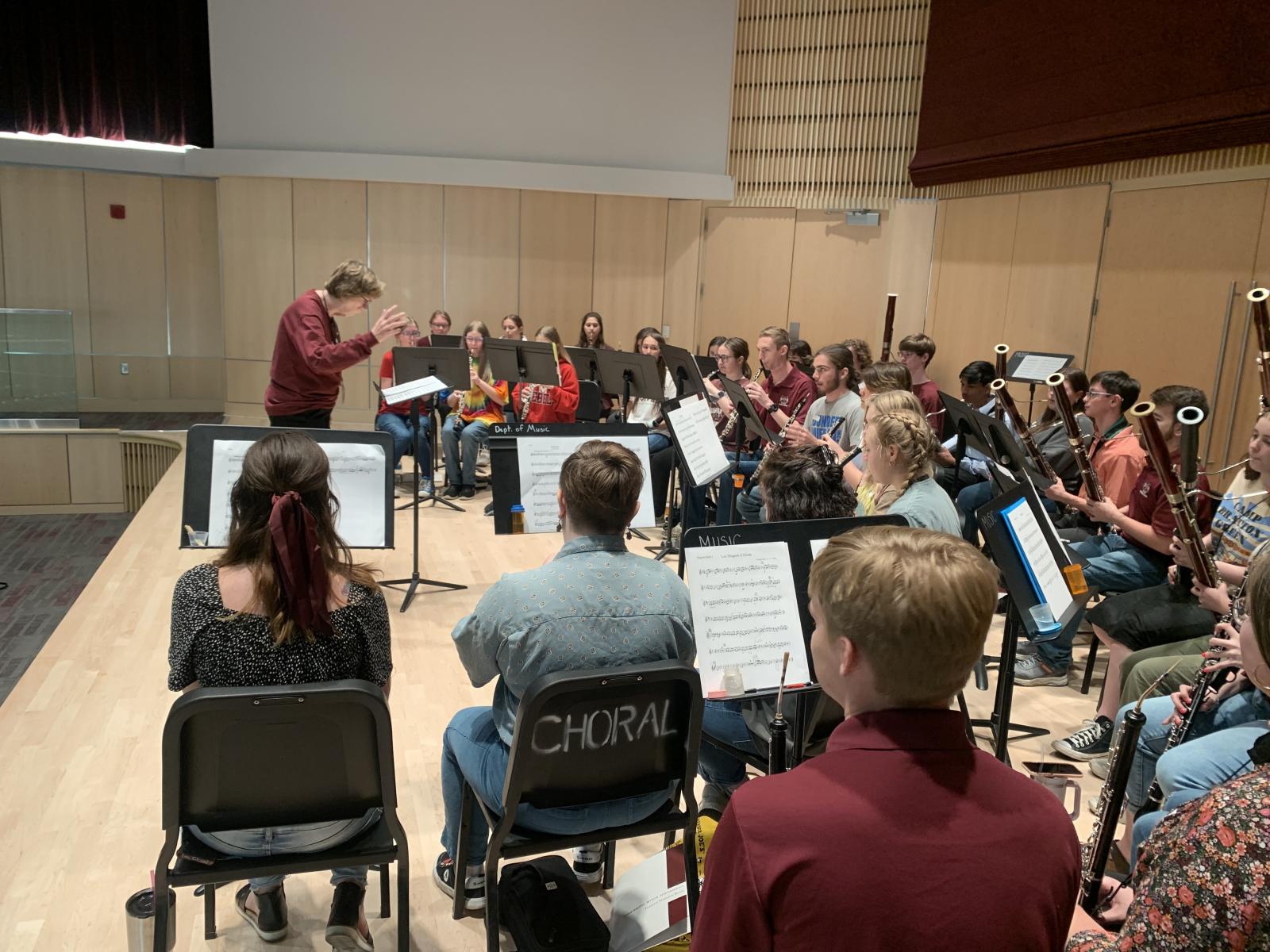 Rehearsal at Double Reed Day